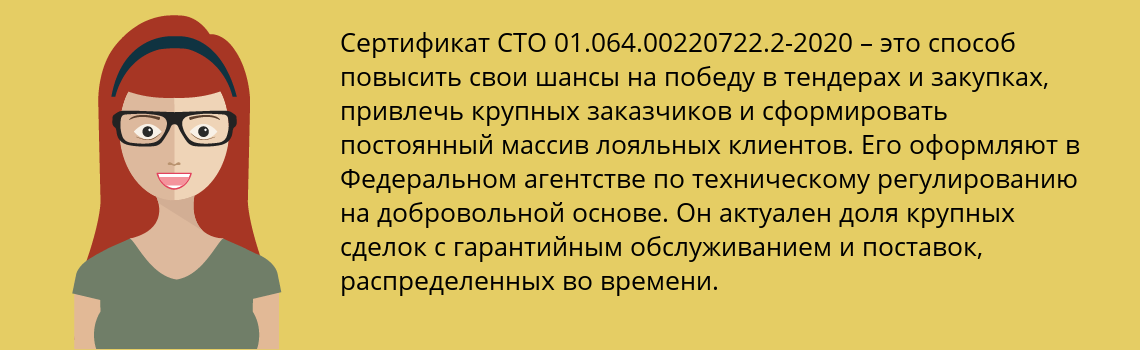 Получить сертификат СТО 01.064.00220722.2-2020 в Медногорск